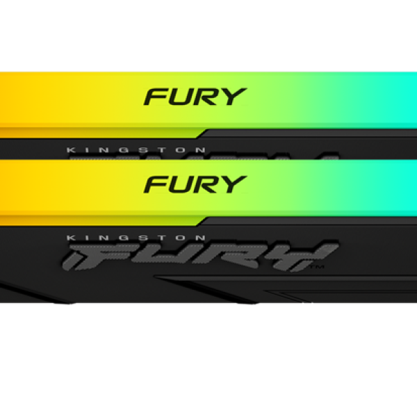 Памет Kingston FURY Beast Black RGB 16GB(2x8GB) DDR4 3200MHz CL16