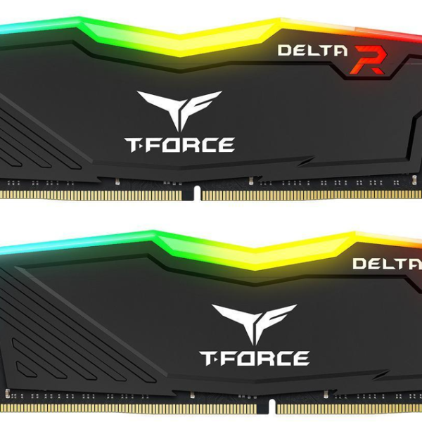 Памет Team Group T-Force Delta RGB Black DDR4 16GB (2x8GB) 3200MHz 1.35V