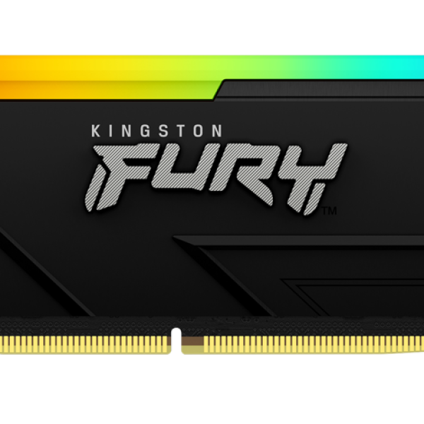 Памет Kingston FURY Beast Black RGB 16GB(2x8GB) DDR4 3200MHz CL16