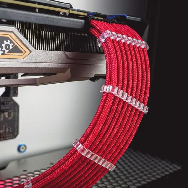 Комплект CableMod PRO - Гребени за интерфейсни кабели Прозрачно