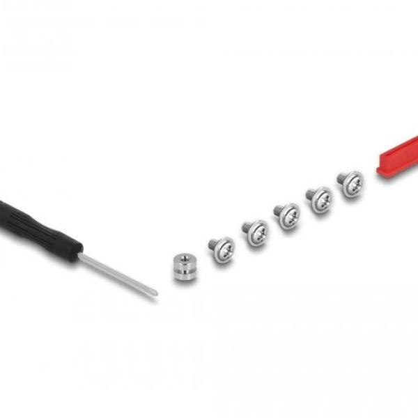 Карта Delock 64136, M.2 Key M Extension NVMe, Кабел 20 см.