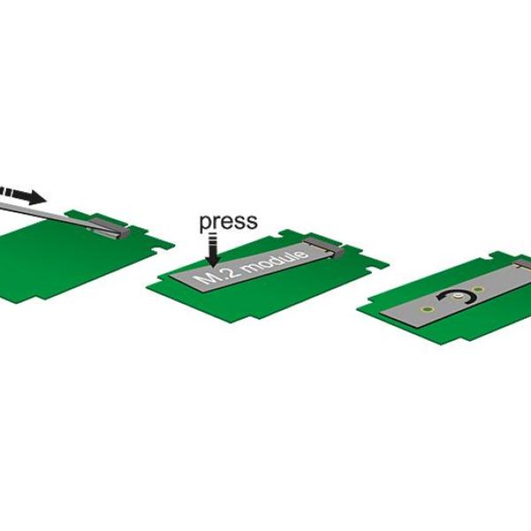 Карта Delock PCI Express x1 - 2 x internal M.2 Key B 110 mm