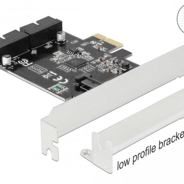 Карта Delock, PCI Express x1 към USB 3.0 Pin Header