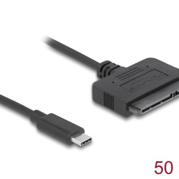 Конвертор Delock, USB Type-C - 22 pin SATA 6 Gb/s