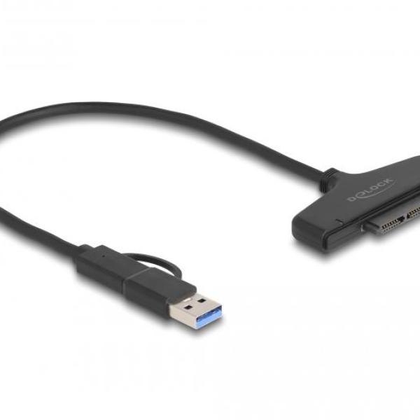 Конвертор Delock, USB-C / USB-A - SATA 6 Gb/s