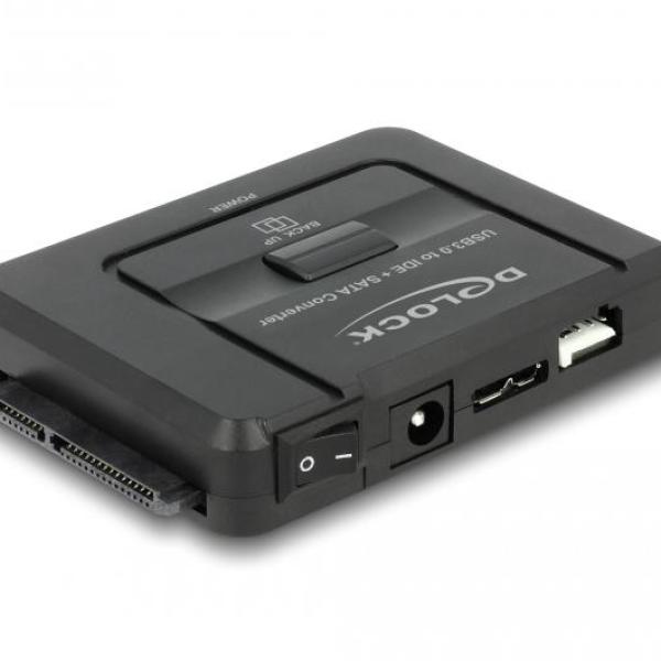 Конвертор Delock, USB 5 Gbps - SATA 6 Gb/s / IDE 40 pin / IDE 44 pin, backup функция