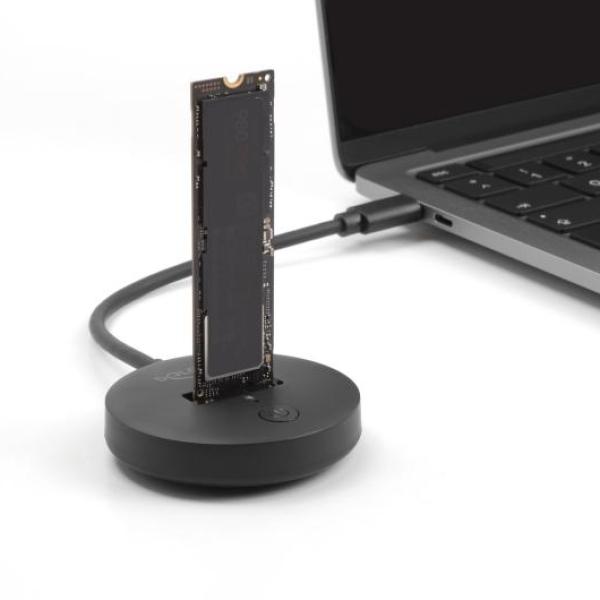 Докинг станция Delock, USB-C - M.2 NVMe / SATA SSD, 10 Gbps