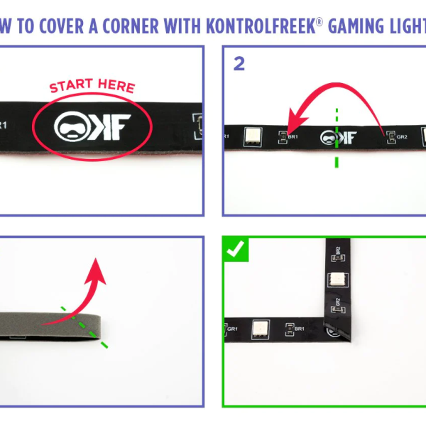 RGB лента KontrolFreek Gaming Lights Kit, USB (2.74m)