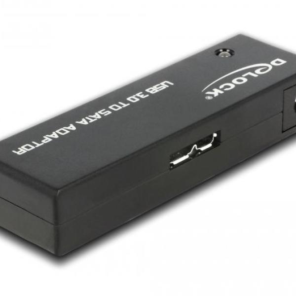 Конвертор Delock, SuperSpeed USB 5 Gbps (USB 3.2 Gen 1) - SATA 6 Gbps, Вкл. захранване