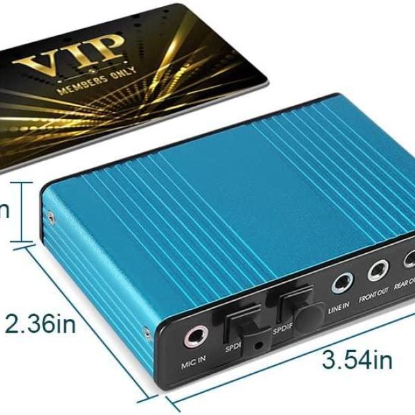 Звукова карта ESTILLO, USB, 5.1