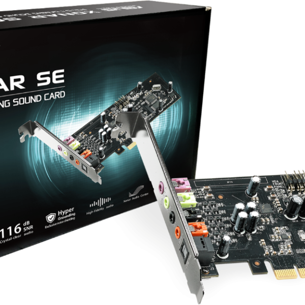 Звукова карта ASUS Xonar SE 5.1, Gaming Audio, PCIe