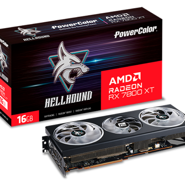 Видео карта POWERCOLOR RX 7800 XT Hellhound 16GB GDDR6