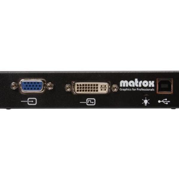 Външен мулти-дисплей адаптер Matrox T2G-D3D-IF за едновременна работа на 3 монитор с DVI/VGA вход