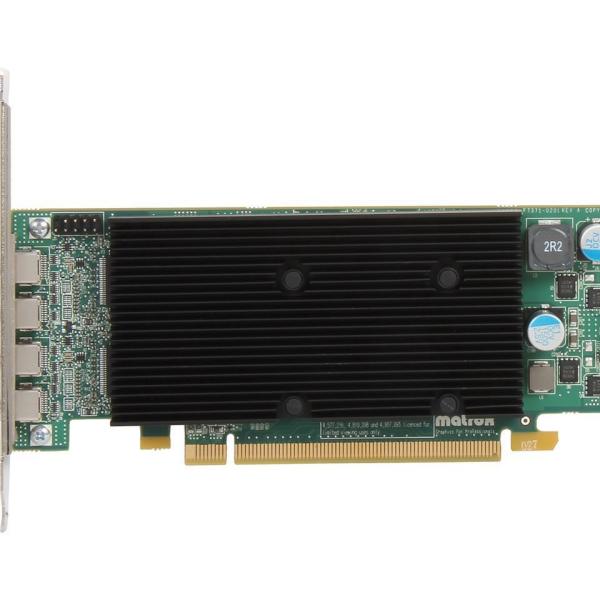 Видео карта MATROX M9148-E1024LAF LP PCIe x16, 4 x mini DP