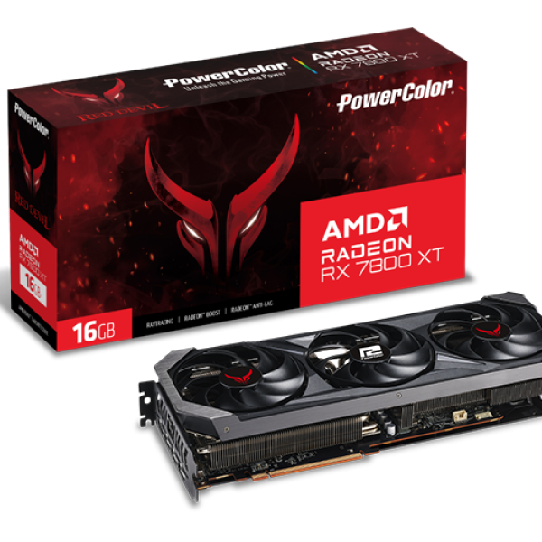 Видео карта POWERCOLOR RX 7800 XT Red Devil 16GB GDDR6