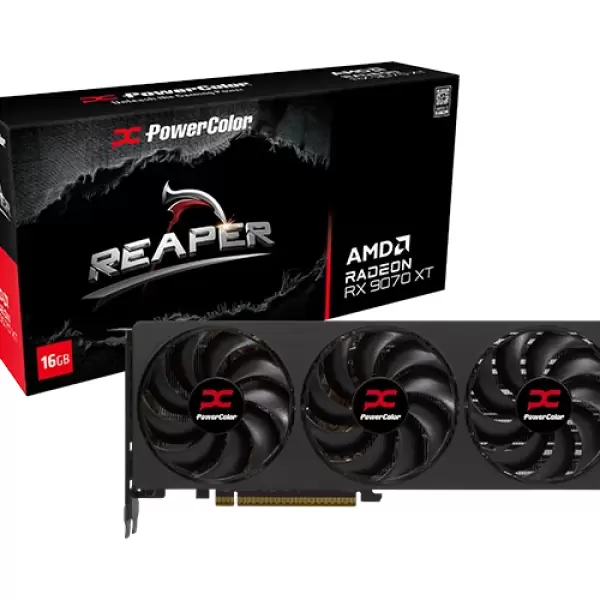 Видео карта PowerColor Radeon RX 9070 XT Reaper 16GB GDDR6