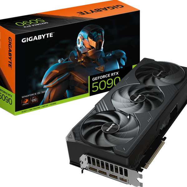 Видео карта GIGABYTE RTX 5090 WINDFORCE OC 32GB GDDR7