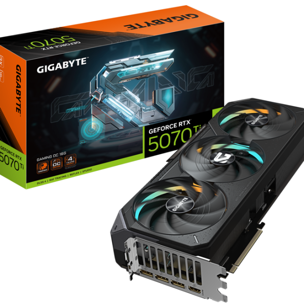 Видео карта GIGABYTE RTX 5070 TI GAMING OC 16GB GDDR7