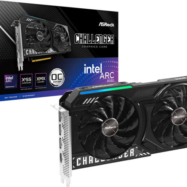 Видео карта ASRock Intel ARC B580 Challenger 12GB OC