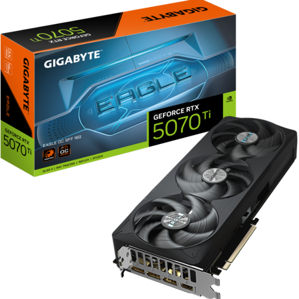 Видео карта GIGABYTE RTX 5070 TI EAGLE OC SFF 16GB GDDR7