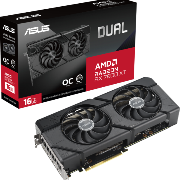 Видео карта ASUS DUAL RX 7800 XT OC 16GB GDDR6