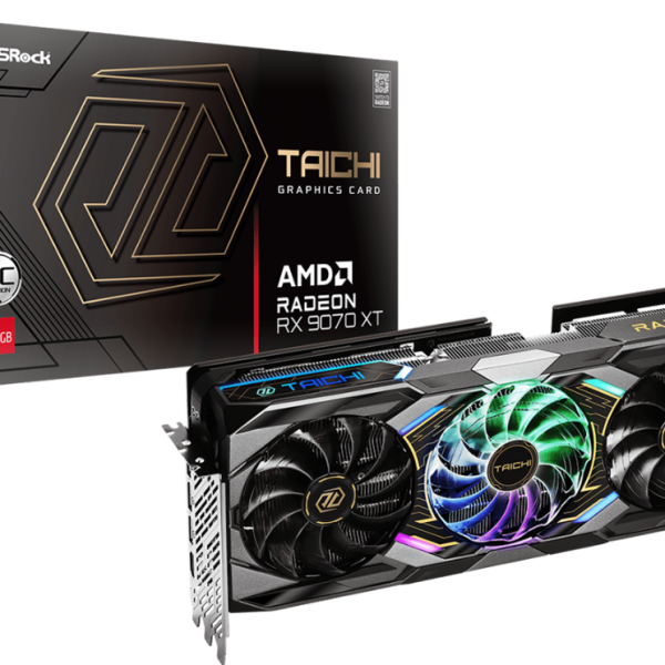 Видео карта ASRock RADEON RX 9070 XT TAICHI OC 16GB GDDR6