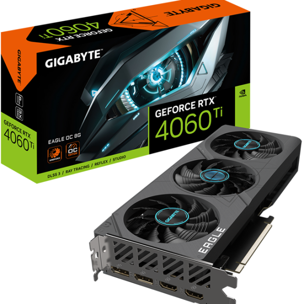 Видео карта GIGABYTE RTX 4060 TI EAGLE OC 8GB GDDR6