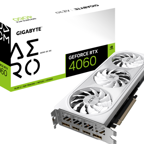Видео карта GIGABYTE RTX 4060 AERO OC 8GB GDDR6