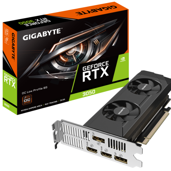Видео карта GIGABYTE RTX 3050 OC Low Profile 6GB GDDR6
