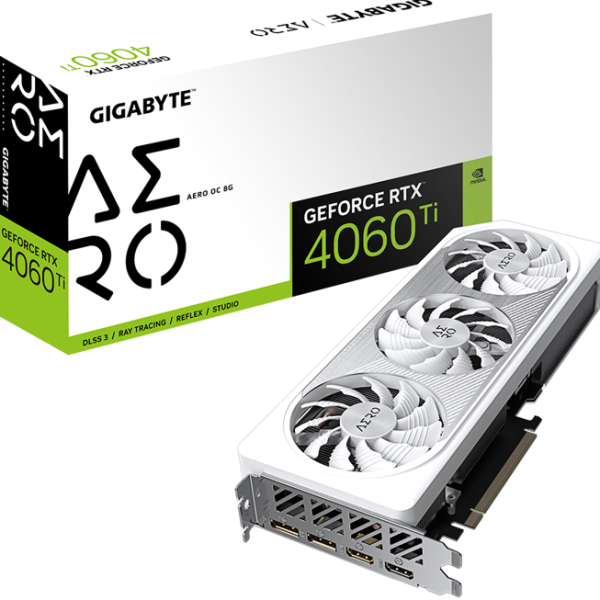 Видео карта GIGABYTE RTX 4060 TI AERO OC 8GB GDDR6