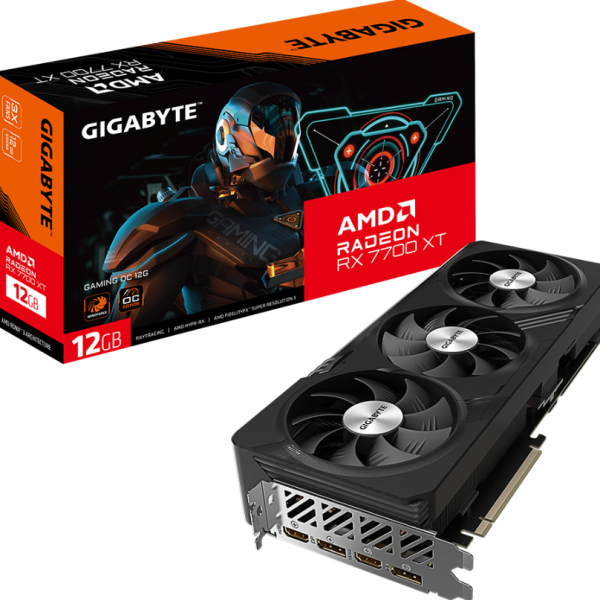 Видео карта GIGABYTE RX 7700 XT GAMING 12GB GDDR6