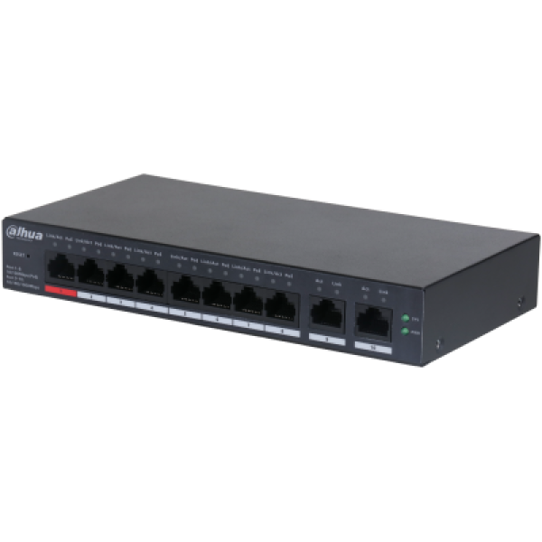Мрежово у-во Dahua CS4010-8ET-110 Cloud Managed Switch with 8-Port PoE