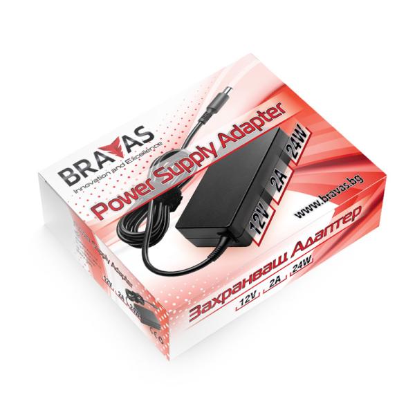 Захранващ адаптор 12V 2A 24W BRAVAS